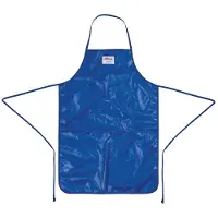 Burnguard Schort Burnguard, met vaporguard, blauw, lang, zonder zak, nylon, 93x64cm