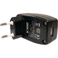 Scanpart USB stekker met 1 poort - USB A aansluiting - 1A - Zwart