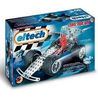 Eitech constructieset racewagen / quad staal zilver 180 delig