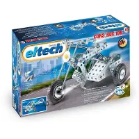 Eitech constructieset motorfiets staal zilver 170 delig