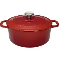 CHASSEUR ronde geëmailleerde gietijzeren braadpan 28 cm robijn - - puc472858