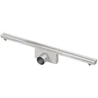 Van den berg Perfect Line douchegoot 1000x35 mm met rooster RVS