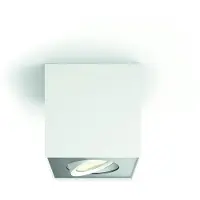 Philips Box opbouwspot - 1-lichts - wit