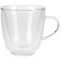 COSY&TRENDY ISOLATE MUG S2 16CL D8,5XH9CM DUBBELWANDIG GLAS KOFFIE