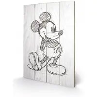 Merchandising Merchandisehouse Wooden Art Mickey Mouse
