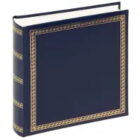 Walther design MX-101-L Das schicke Dicke - Classic album - Formaat 29 x 32 cm - 100 witte pagina's - Blauw