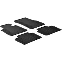 GledRing Rubbermatten BMW 3 serie F30/F31 2012- (T profiel 4-delig + montageclips) voor o.a. ALPINA, BMW