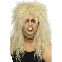 Smiffys Ruige blonde pruik Hard Rocker Pepijn