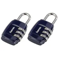 Hama Bagage Combinatie Slot 2 Stuks Blauw