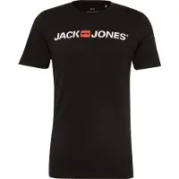 Jack & Jones Shirt 'Essentials' knalrood / zwart / wit