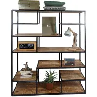 Home67 Vakkenkast huub hout 175 x 145 cm roomdivider