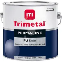 Trimetals Permaline PU Satin RAL 9010 zuiver wit 1 liter