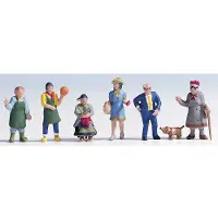 Noch 15470 H0 figuren marktbezoekers