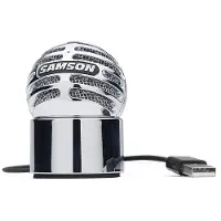 Samson Mereorite USB Microphone à Condensateur, Chrome