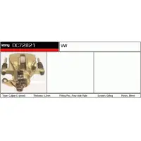DELCO REMY DC72821 Remklauw