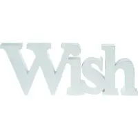 Riverdale - Woord Wish - 45cm - wit
