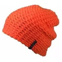 Myrtle beach Basic beanie muts oranje voor dames - wintermuts