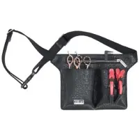 Sibel Scissors Belt 4 Matt Black Croco