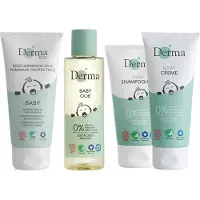 Derma Baby olie - shampoo & lichaam - cr me - billenzalf - verzorgingsproducten - ecologisch - set - pakket
