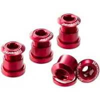 Reverse Chainring Bolt Set red