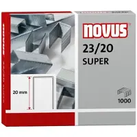 Novus OFFICE Nietjes 23/20 042-0240 Metaal Zilver 1000 Nietjes