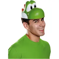 Vegaoo Yoshi Nintendo masker voor volwassenen