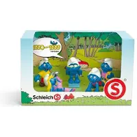 Schleich 5 Schleich smurfen in Displaydoos