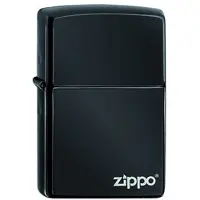 Zippo Aansteker Zippo Ebony with Logo