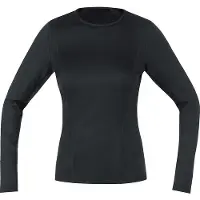 GORE WEAR M Women Base Layer Long Sleeve Shirt - black 9900