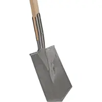 Talentools – Spade – Met opstapje – Blank gepolijst – Essenhouten steel – 90 cm