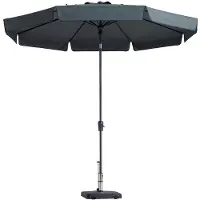 Madison Parasol Flores Luxe 300 cm grijs PAC2P014 online kopen