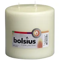 Bolsius Mammoetkaars Crème 75 Uur D 15 H 15 Cm