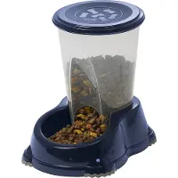Warentuin - Voerfontein smartsnacker 1,5 ltr donkerblauw