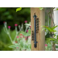 Nature Profielthermometer geepoxeerd metaal 41x10x2,5cm