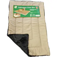 Gebr. De Boon Hondenmat duo beige zwart 104 x 67 cm