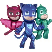 Amscan Folieballon Airwalker Pj Masks 144 X 127 Cm Rood/blauw