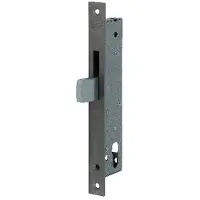 Nemef 9660 Zwenkschootslot | DM35mm | voorplaat RVS 24x245mm rechthoekig | staal verzinkte zwenkschoot | DR 1+2+3+4 - 9966307000