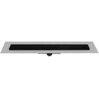 Easy drain Compact Modulo TAF Modulo Design Douchegoot 110 cm met Rooster Zero+ Zwart