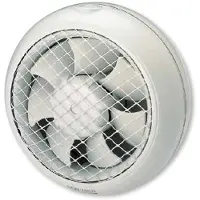 Soler & Palau muurventilator 600m3/h 230V 0.028W aansluitklem met klep lichtnet 298x248mm wit IPX4 HCM225N