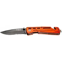 ABC-led Professioneel opvouwbaar mes met slot + nylon opberg hoes