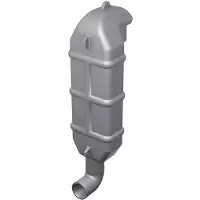 VETUS Lt50 Exhaust System Swan Neck Muffler Grijs 50 mm