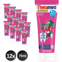 Theramed 12x Junior Tandpasta 6+ Aardbei 50 ml