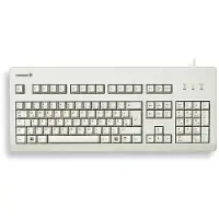 Cherry G80-3000, Volledige grootte (100%), Kabel, USB, Mechanische schakelaar, QWERTY, Grijs