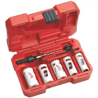 Milwaukee Pack de 5 scies cloche Hole Dozer 19 mm - 32 mm 49224083