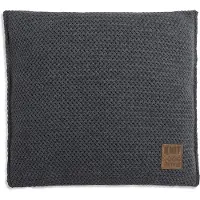 Knit Factory Maxx Kussen - Antraciet - 50x50 cm