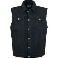 Black premium by emp Bodywarmer - Life Of An Easy Rider - S tot 5XL - voor Mannen - zwart - Maat S