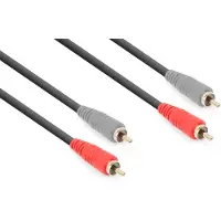 VONYX RCA kabel voor mixer, versterker, cd, etc. - 6 meter