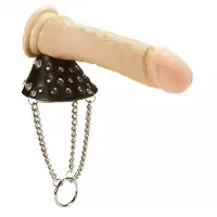 Bondage Play Hodenring met stekels