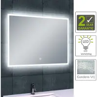 Boss & Wessing Bws led spiegel rondom dimbare condensvrije 80x60 cm