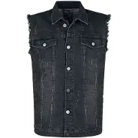 Black premium by emp Bodywarmer - Life Of An Easy Rider - S tot 7XL - voor Mannen - grijs - Maat S